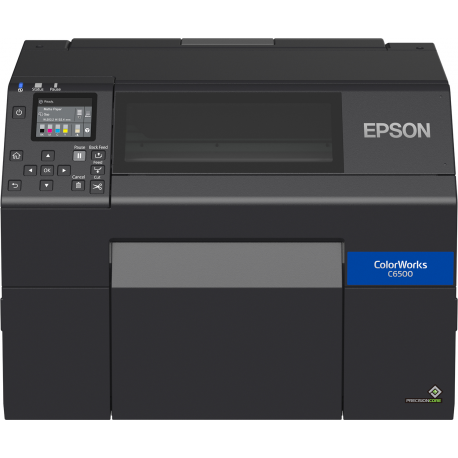 Epson ColorWorks CW-C6500Ae - Label printer - colour - ink-jet - Roll (21.59 cm) - 1200 x 1200 dpi - up to 85 mm / sec (mono)  /  up to 85 mm / sec (colour) - USB 2.0, LAN, USB 2.0 host - cutter - 2