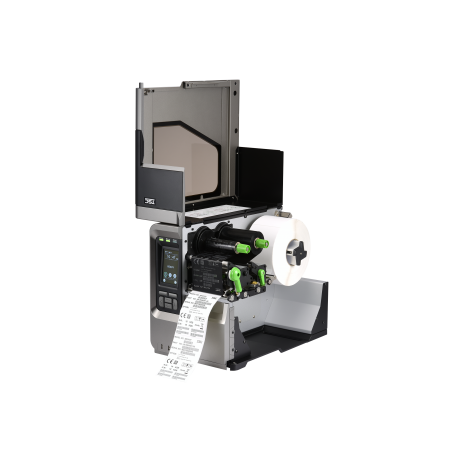 TSC MX341P - Label printer - direct thermal  /  thermal transfer - Roll (11.4 cm) - 300 dpi - up to 356 mm / sec - USB 2.0, LAN, USB host, RS232 - 1