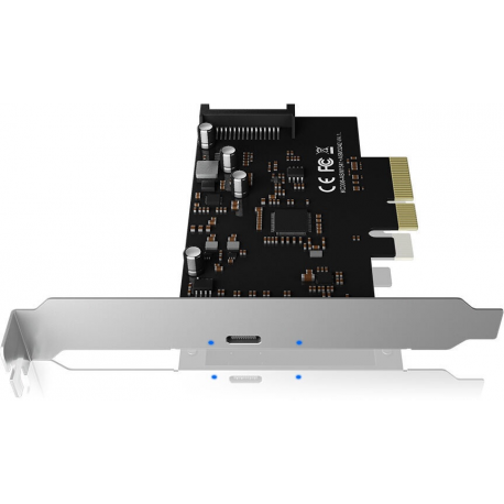 RaidSonic ICY BOX IB-PCI1901-C32 - USB adapter - PCIe 3.0 x4 - USB-C 3.2 Gen 2x2 x 1 - black - 1