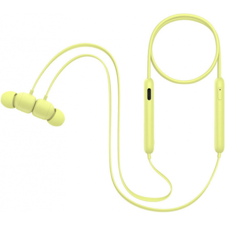Beats Flex All-Day - Earphones with mic - in-ear - Bluetooth - wireless - yuzu yellow - for iPad / iPhone / iPod / TV / Watch - 3