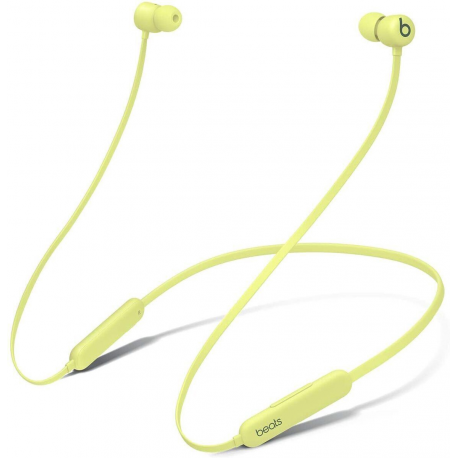 Beats Flex All-Day - Earphones with mic - in-ear - Bluetooth - wireless - yuzu yellow - for iPad / iPhone / iPod / TV / Watch - 9