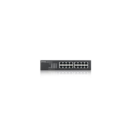 Zyxel GS-1100-16 V3 - Switch - 16 x 10 / 100 / 1000 - desktop - 2