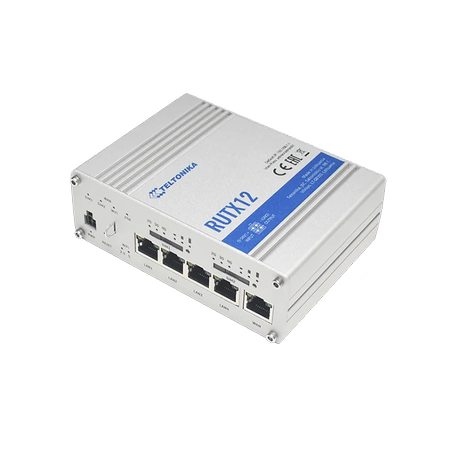 Teltonika RUTX12 - Wireless router - WWAN - 5-port switch - GigE, PPP, Modbus, 802.11ac Wave 2 - Bluetooth 4.0, 802.11b/g/n/ac Wave 2 - Dual Band - 0