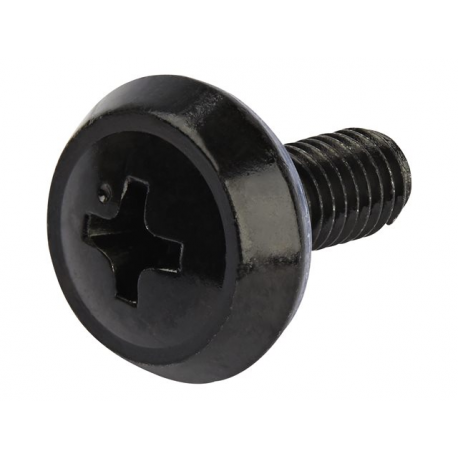 StarTech.com 50 Pack 10-32 Server Rack Cage Nuts and Screws with Washers, Rack Mount Hardware Kit, Network/IT Equipment Cabinet Clip/Captive Nuts & Bolts for Square Rack Holes, Black, TAA - 50-Pk 10-32 Cage Nuts (CABSCREW1032) - Rack screws and nuts - black - government GSA, federal government (pack of 50) - for P/N: RK1219WALHM, RK1219WALHMR, RK1219WALHR, RK1219WALLMR, RK1219WALLR, RK2236BKFR - 5