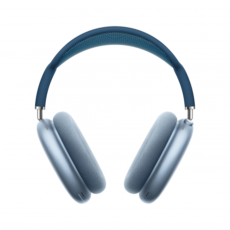 Apple AirPods Max - Headphones with mic - full size - Bluetooth - wireless - active noise cancelling - sky blue - for iPad / iPhone / iPod / TV / Watch - 2