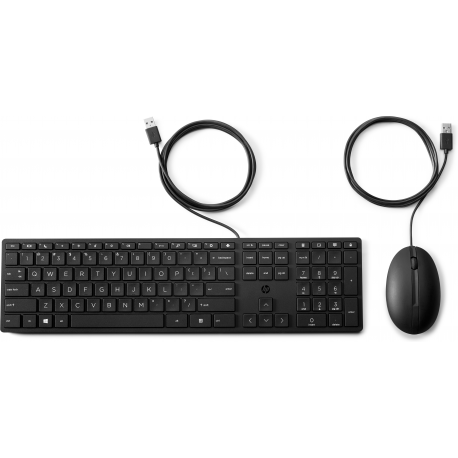 HP Desktop 320MK - Keyboard and mouse set - QWERTY - English - for ProBook 45X G8, 45X G9, 640 G3, 640 G5, 640 G8, 64X G4, 650 G3, 650 G4, 650 G5, 650 G8 - 2