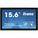 iiyama ProLite TF1634MC-B8X - LED monitor - 15.6" - open frame - touchscreen - 1920 x 1080 Full HD (1080p) @ 60 Hz - IPS - 450 cd / m² - 700:1 - 25 ms - HDMI, VGA, DisplayPort - black, matte