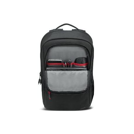 Lenovo ThinkPad Essential (Eco) - Notebook carrying backpack - 16" - black with red accents - for 100e (3rd Gen); ThinkPad E14 Gen 3; P14s Gen 2; P15s Gen 2; X13 Gen 2; X13 Yoga Gen 2 - 1
