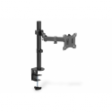DIGITUS DA-90399 - Mounting kit (articulating arm, pole with clamp base, VESA mount bracket) - for monitor / curved monitor - steel - matte black - screen size: 15"-32" - desk-mountable