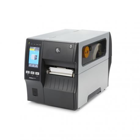 Zebra ZT400 Series ZT411 - Label printer - direct thermal  /  thermal transfer - Roll (11.4 cm) - 203 dpi - up to 356 mm / sec - USB 2.0, LAN, serial, USB host, Bluetooth 4.1 - tear bar - 0