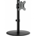 LogiLink - Stand - for monitor / curved monitor (articulating) - plastic, steel - black - screen size: 17"-32" - desktop