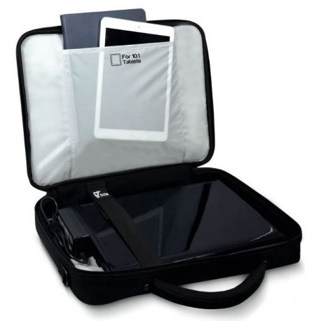PORT COURCHEVEL Clamshell - Notebook carrying case - 15.6" - black - 2