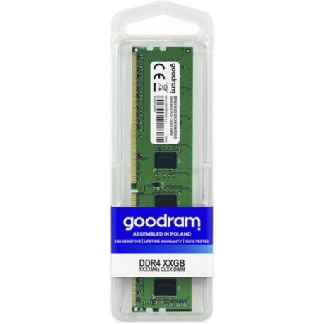 GOODRAM - DDR4 - module - 16 GB - DIMM 288-pin - 3200 MHz  /  PC4-25600 - CL22 - 1.2 V - unbuffered - non-ECC - 1