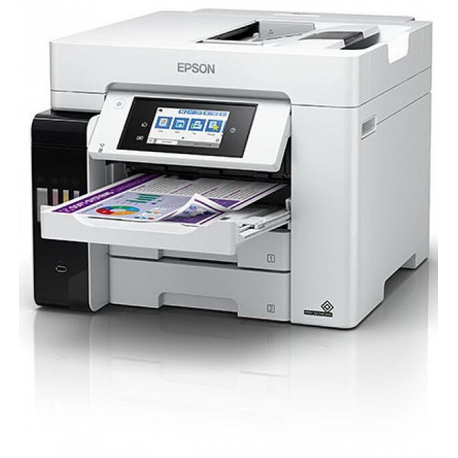 Epson EcoTank L6580 - Multifunction printer - colour - ink-jet - refillable - A4 (210 x 297 mm) (original) - A4 / Legal (media) - up to 25 ppm (printing) - 550 sheets - 33.6 Kbps - USB 2.0, Wi-Fi, USB 2.0 host - 1