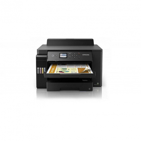 Epson EcoTank L11160 - Printer - colour - Duplex - ink-jet - A3 - 4800 x 1200 dpi - up to 25 ppm (mono) / up to 25 ppm (colour) - capacity: 550 sheets - USB, LAN, Wi-Fi - black - 0