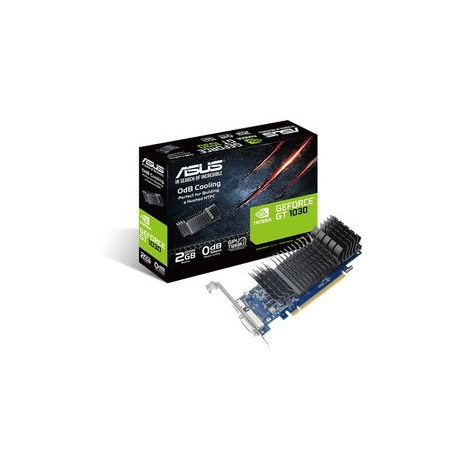 ASUS GT1030-SL-2G-BRK - Graphics card - GF GT 1030 - 2 GB GDDR5 - PCIe 3.0 low profile - DVI, HDMI - fanless - 6