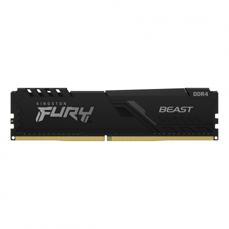 Kingston FURY Beast - DDR4 - module - 8 GB - DIMM 288-pin - 3600 MHz / PC4-28800 - CL17 - 1.35 V - unbuffered - non-ECC - black - 0