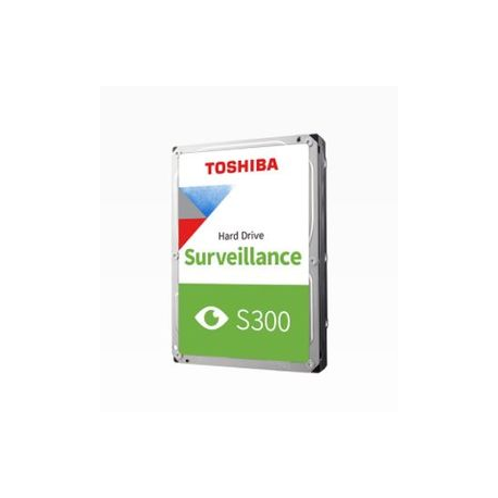 Toshiba S300 Surveillance - Hard drive - 4 TB - internal - 3.5" - SATA 6Gb/s - 5400 rpm - buffer: 128 MB - 0