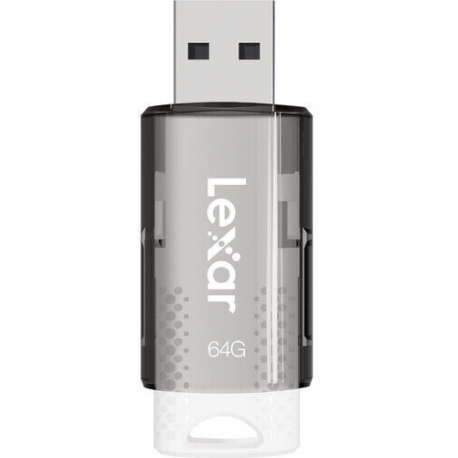 Lexar JumpDrive S60 - USB flash drive - 64 GB - USB 2.0 - black - 0