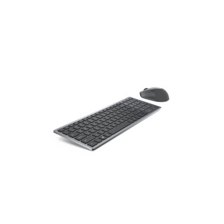 Dell Multi-Device Wireless Keyboard and Mouse Combo KM7120W - Keyboard and mouse set - wireless - 2.4 GHz, Bluetooth 5.0 - Pan Nordic - titan grey - for Latitude 3320, 3520, 7320 Detachable; XPS 13 9310 - 4
