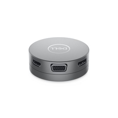 Dell Mobile Adapter DA310 - Docking station - USB-C - VGA, HDMI, DP, USB-C - GigE - for Latitude 3310, 3310 2-in-1, 5320 2-in-1, 5520, 7210 2-in-1, 7310, 7320 2-in-1, 7410, 7420 2-in-1, 7520, 9410 2-in-1, 9510; Precision Mobile Workstation 3560, 7550, 7750; XPS 13 9310 - 2