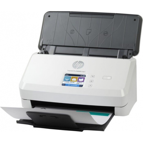 HP Scanjet Pro N4000 snw1 Sheet-feed - Document scanner - CMOS / CIS - Duplex - 216 x 3100 mm - 600 dpi x 600 dpi - up to 40 ppm (mono) - ADF (50 sheets) - up to 4000 scans per day - USB 3.0, LAN, Wi-Fi(n) - 1
