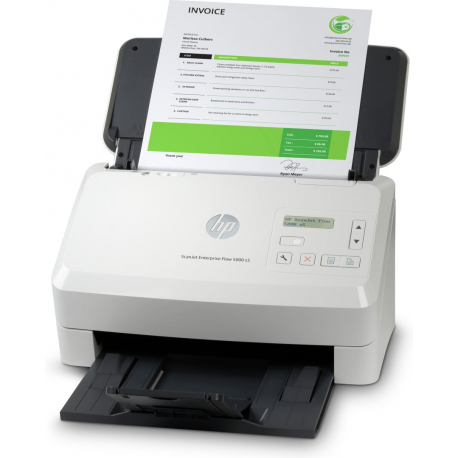 HP ScanJet Enterprise Flow 5000 s5 - Document scanner - CMOS / CIS - Duplex - 216 x 3100 mm - 600 dpi x 600 dpi - up to 65 ppm (mono) / up to 65 ppm (colour) - ADF (80 sheets) - up to 7500 scans per day - USB 3.0 - 1