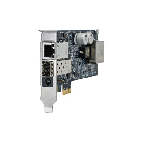 Allied Telesis AT-2914GP / SP - Network adapter - PCIe low profile - 100Base-FX / 1000Base-X x 1 + 1000Base-T (PoE+) x 1 - TAA Compliant - 0