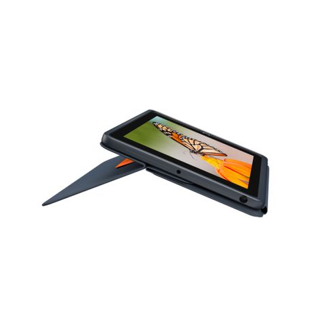 Logitech Rugged Combo 3 - Keyboard and folio case - Apple Smart connector - classic blue - for Apple 10.2-inch iPad (7th generation, 8th generation) - 2