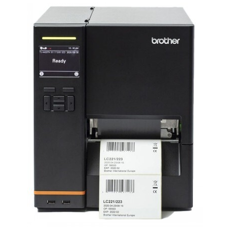 Brother Titan Industrial Printer TJ-4520TN - Label printer - direct thermal / thermal transfer - Roll (11.4 cm) - 300 dpi - up to 305 mm/sec - USB 2.0, LAN, serial, USB host - 0