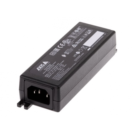 AXIS Midspan - PoE injector - AC 100-240 V - 30 Watt - output connectors: 1 - United Kingdom - black - for AXIS M1137, M3067, M3075, M3116, M3205, P1377, P1378, P1455, P3247, P3248, P3255, Q1615 - 1