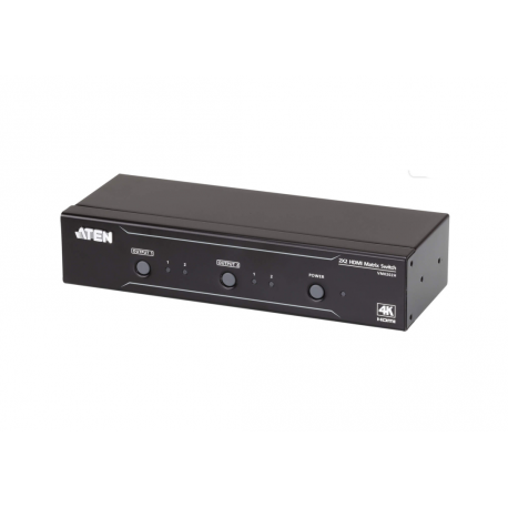 ATEN VanCryst VM0202H 2x2 4K HDMI Matrix - Video/audio switch - desktop, rack-mountable - 0