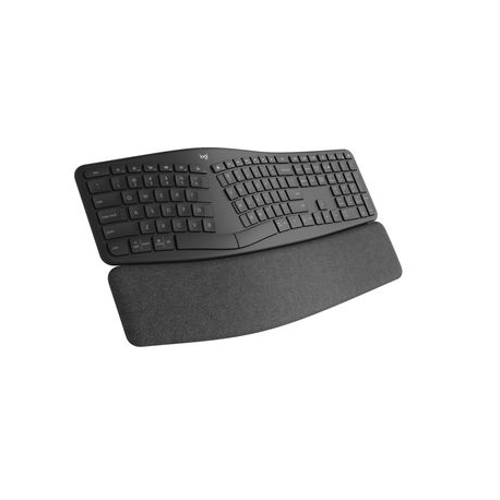 Logitech ERGO K860 Split Keyboard for Business - Keyboard - wireless - Bluetooth LE - AZERTY - French - graphite - 0