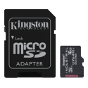 Kingston Industrial - Flash memory card (microSDHC to SD adapter included) - 16 GB - A1 / Video Class V30 / UHS-I U3 / Class10 - microSDHC UHS-I