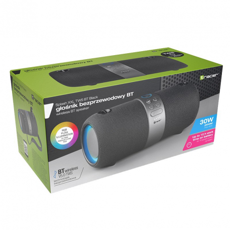 Tracer Splash XXL - Speaker - for portable use - wireless - Bluetooth - 30 Watt - black - 5