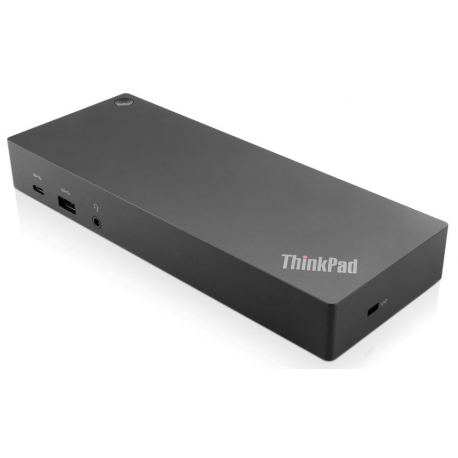 Lenovo ThinkPad Universal USB-C Dock - Docking station - USB-C - HDMI, 2 x DP - GigE - 90 Watt - 0