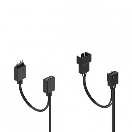 Fractal Design Aspect 14 RGB PWM - Case fan - 140 mm - black - 6