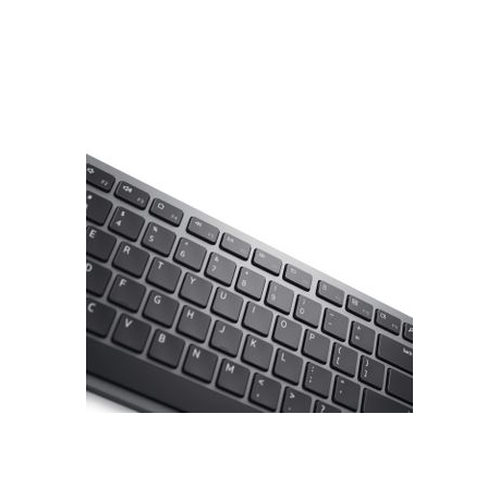 Dell Premier Multi-Device KM7321W - Keyboard and mouse set - wireless - 2.4 GHz, Bluetooth 5.0 - QWERTY - Pan Nordic - titan grey - for Latitude 7320 Detachable - 7