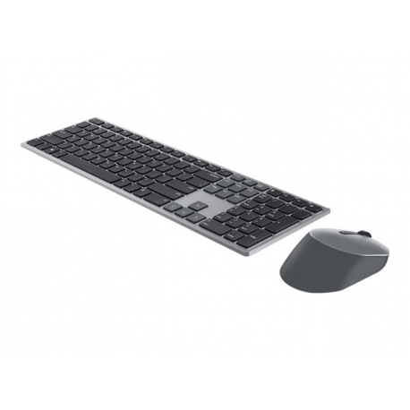 Dell Premier Multi-Device KM7321W - Keyboard and mouse set - wireless - 2.4 GHz, Bluetooth 5.0 - QWERTY - Pan Nordic - titan grey - for Latitude 7320 Detachable - 10