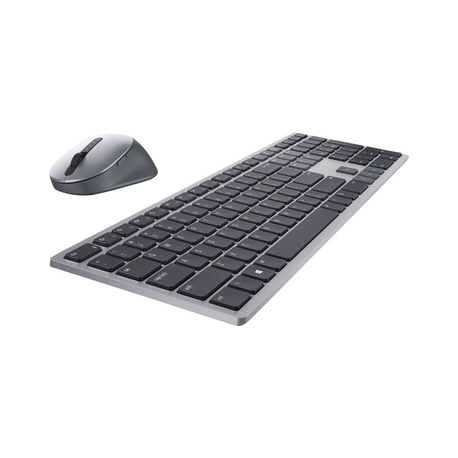 Dell Premier Multi-Device KM7321W - Keyboard and mouse set - wireless - 2.4 GHz, Bluetooth 5.0 - QWERTY - Pan Nordic - titan grey - for Latitude 7320 Detachable - 23