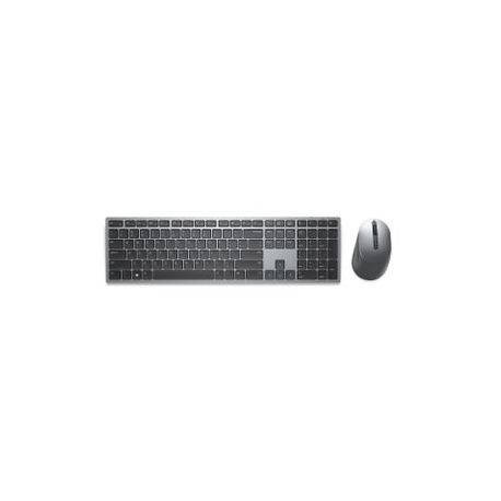 Dell Premier Wireless Keyboard and Mouse KM7321W - Keyboard and mouse set - wireless - 2.4 GHz, Bluetooth 5.0 - QWERTY - US International - titan grey - 0