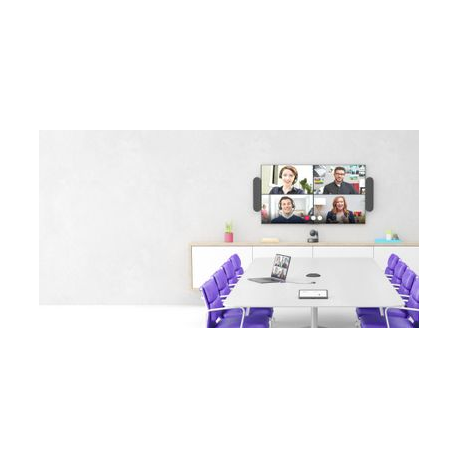 Logitech Swytch - Hub - 2 x HDMI + 1 x SuperSpeed USB + 2 x USB-C - desktop - 4