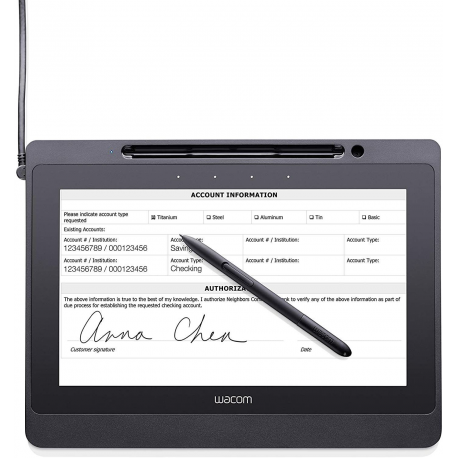 Wacom DTU-1141B - Digitiser w / LCD display - 22.32 x 12.56 cm - electromagnetic - 4 buttons - wired - USB 2.0 - black - 5