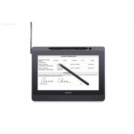 Wacom DTU-1141B - Digitiser w / LCD display - 22.32 x 12.56 cm - electromagnetic - 4 buttons - wired - USB 2.0 - black - 14