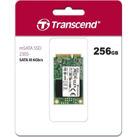 Transcend 230S - SSD - 256 GB - internal - mSATA - SATA 6Gb / s - 3