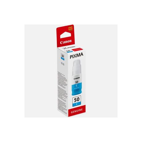 Canon GI 50 C - Cyan - original - ink refill - for PIXMA G5050, G6050, G7050, GM2050, GM4050 - 1