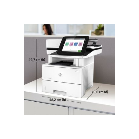 HP LaserJet Enterprise MFP M528dn - Multifunction printer - B / W - laser - Legal (216 x 356 mm) (original) - A4 / Legal (media) - up to 43 ppm (copying) - up to 43 ppm (printing) - 650 sheets - USB 2.0, Gigabit LAN, USB 2.0 host - 9