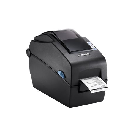 BIXOLON SLP-DX220 - Label printer - direct thermal - Roll (6 cm) - 203 dpi - up to 152 mm / sec - USB, LAN, serial - dark grey - 2