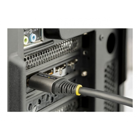 StarTech.com 3ft (1m) HDMI Cable, Certified Ultra High Speed HDMI Cable 48Gbps, 8K 60Hz / 4K 120Hz HDR10+ eARC, Ultra HD 8K HDMI Cable  /  Cord w / TPE Jacket, For UHD Monitor / TV / Display - Dolby Vision / Atmos, DTS-HD (HDMM21V1M) - Ultra High Speed HDMI with Ethernet cable - HDMI male to HDMI male - 1 m - double shielded - grey, black - passive, 4K120Hz support, 8K60Hz support - 4