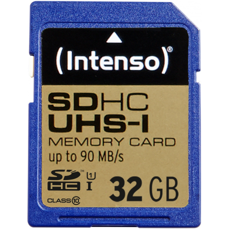 Intenso Premium - Flash memory card - 32 GB - UHS Class 1  /  Class10 - SDHC UHS-I - 0